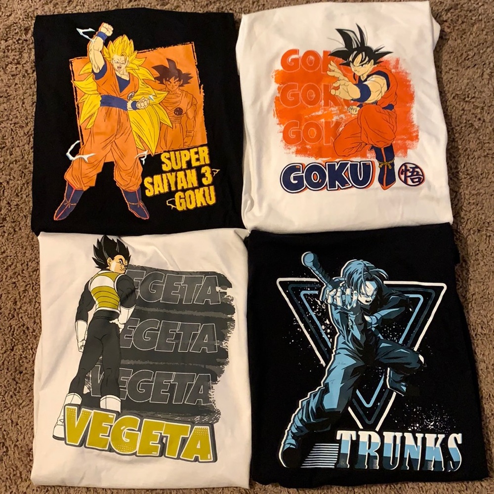 NWOT Dragon Ball Super Long Sleeve Shirts size XL